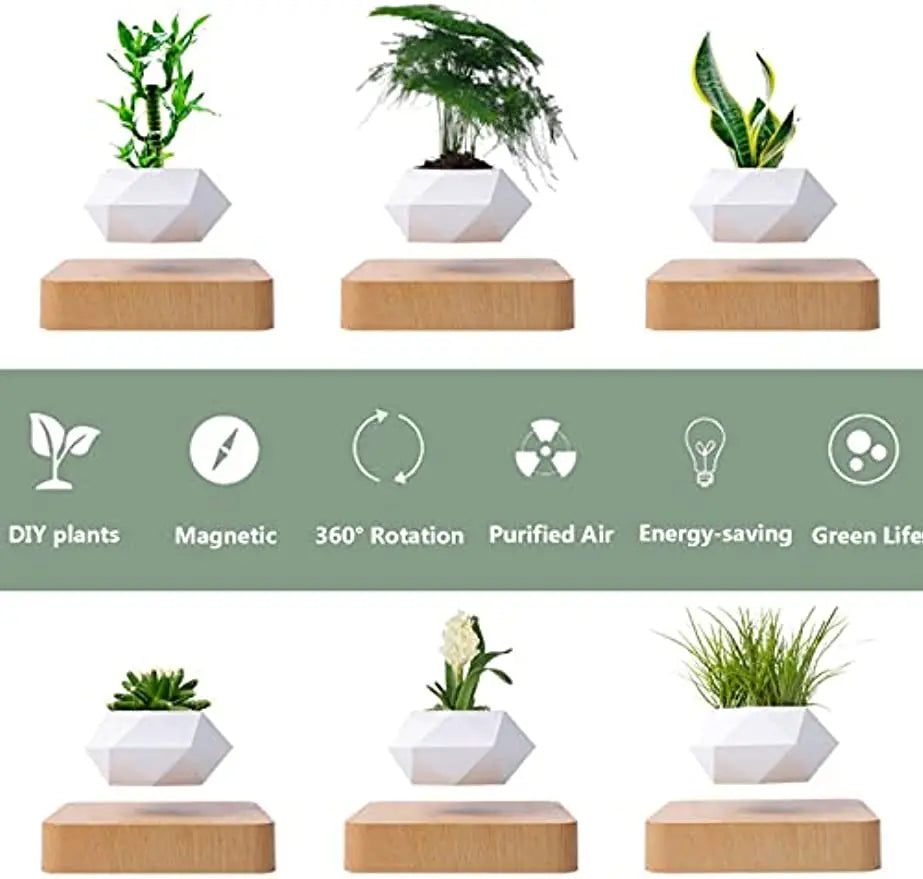 Floating Levitating Magnetic Plant Pot