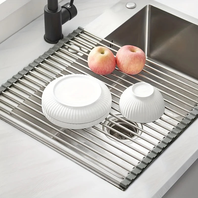 Kitchen Stainless Steel Sink Drain Rack